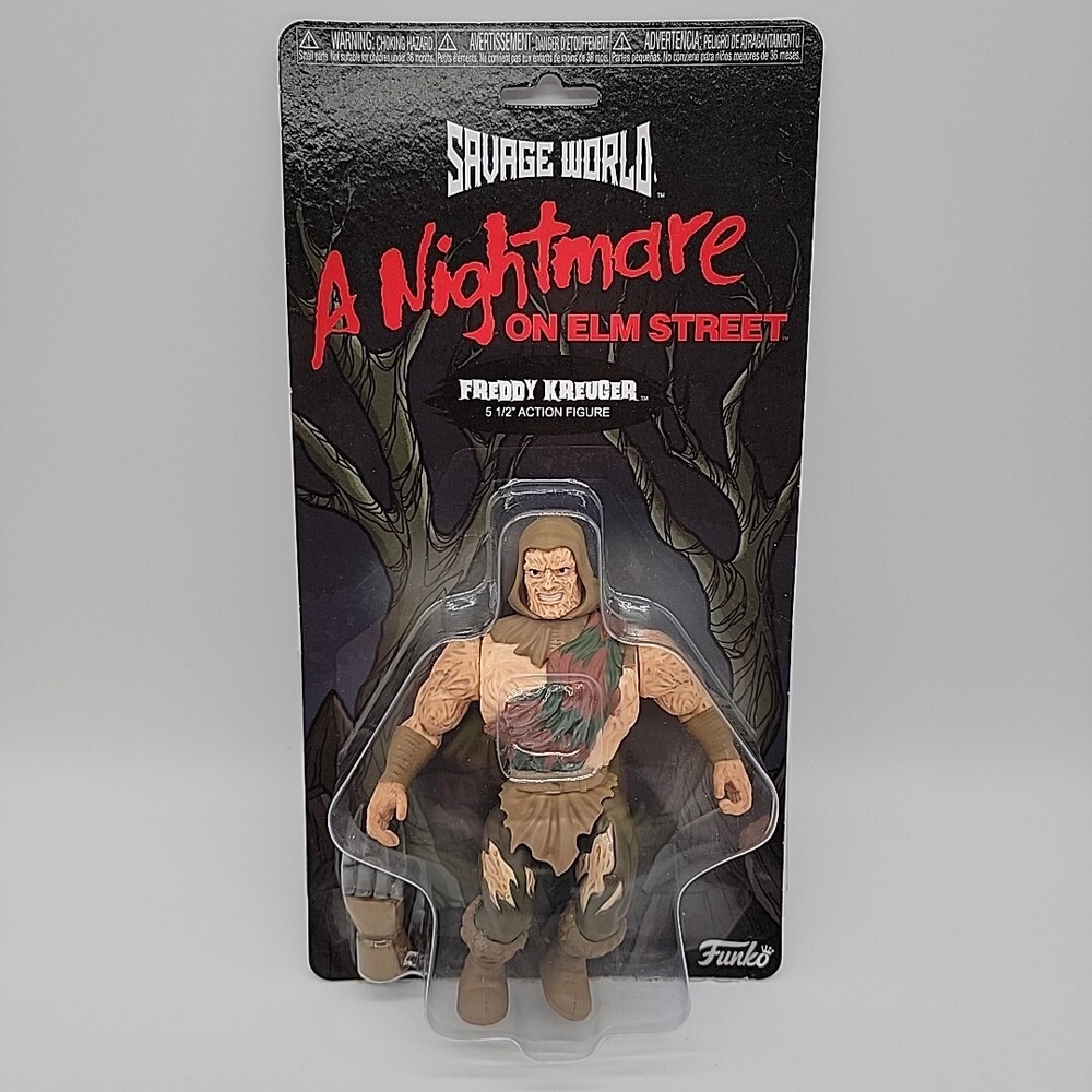 Freddy Kreuger Action Figure Savage World Horror Movie Nightmare on Elm Street